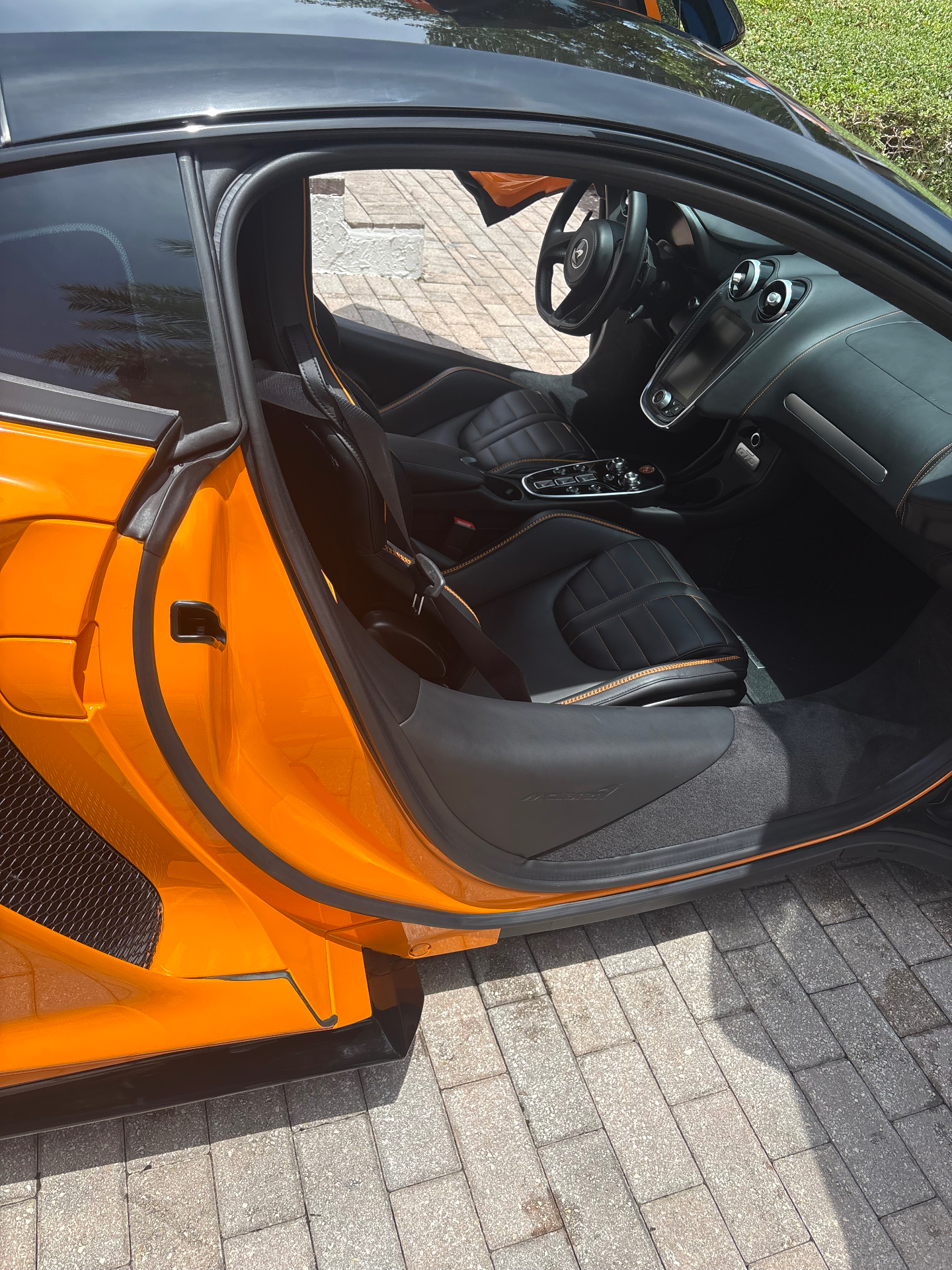 Velvet Shine Detail — McLaren interior angle two